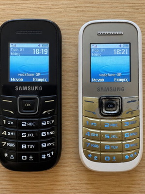 Samsung E1200 τηλέφωνα μεταχειρισμένα, πακέτο 2, μοντέλα 2012