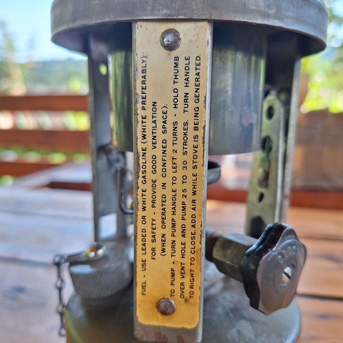 American Army WWII Gas Stove, rare