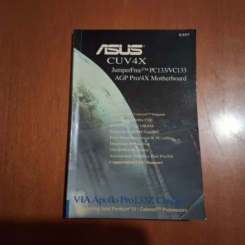 Asus Manual used for CUV4X Motherboard