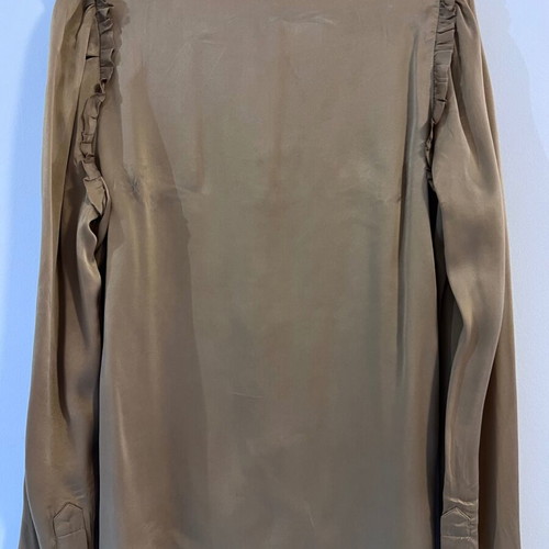 Maje silk shirt, beige