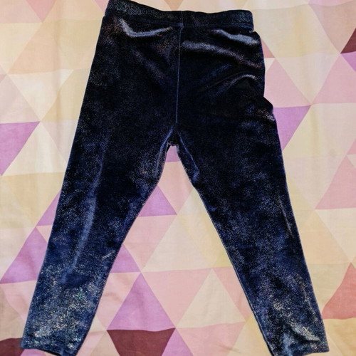 George leggings size 2-3 years 92-98 blue purple velour like new