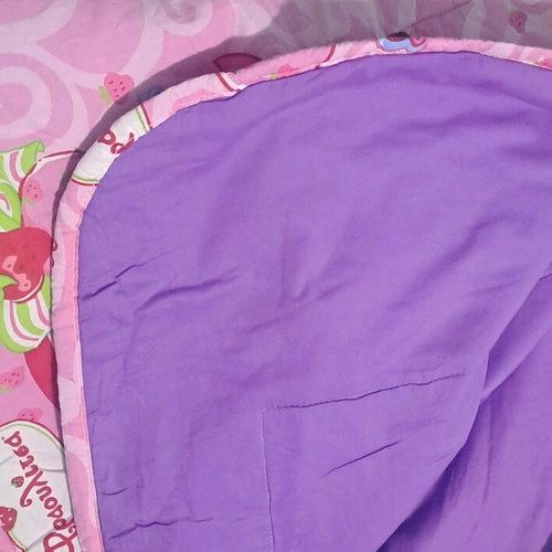 Strawberry Child Quilt for Single Bed Like New