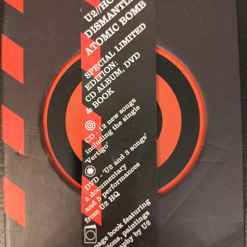 U2 How to Dismantle an Atomic Bomb CD, DVD and book used, rock