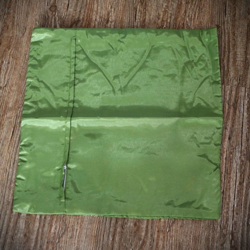Silk pillow cover 39x39 cm green Real Siam Silk