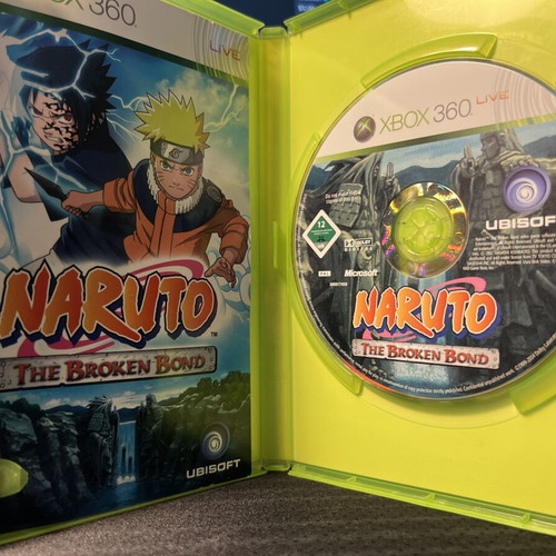 Naruto The Broken Bond Xbox 360 game used