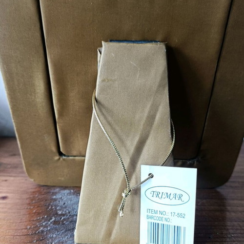 Trimar fabric photo frame with flower new