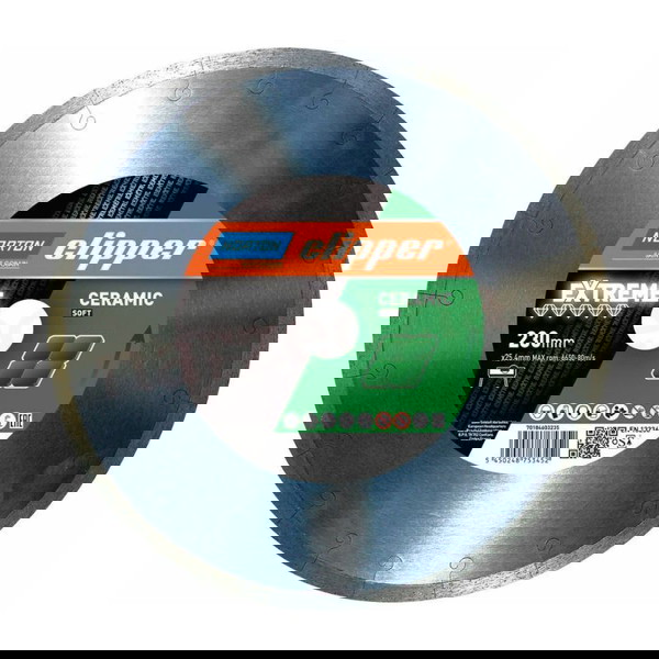 Norton Clipper Δίσκος Διαμαντιού για Κεραμικά & Πορσελάνες Ø 230×25,4mm