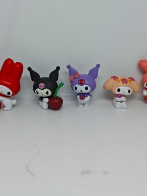 Συλλεκτικό σετ 5 φιγούρες Sanrio Kuromi My Melody Cinnamoroll