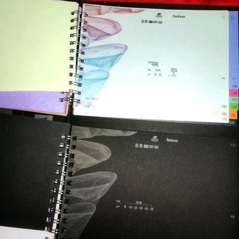 Sample book of special papers used