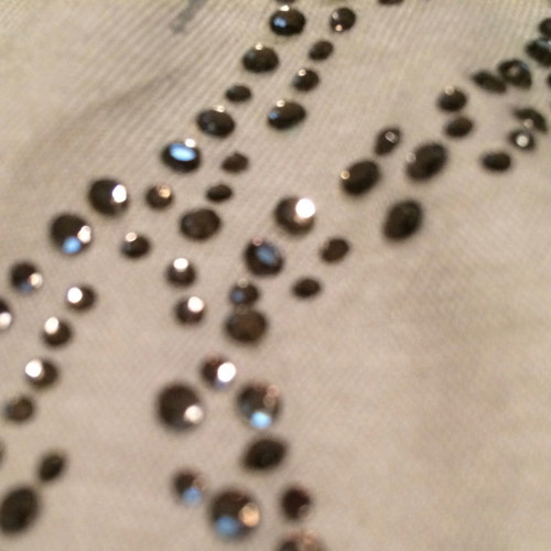*NEW* RICH & ROYAL RHINESTONE SLEEVED TOP - L