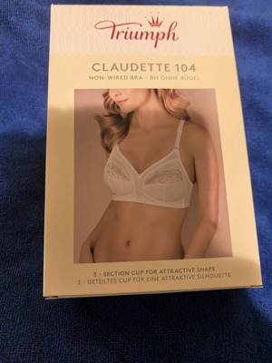 Triumph bra in black and beige, new, size 75c