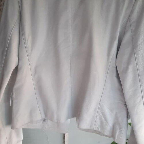 Leather jacket Napa white, like new, size M