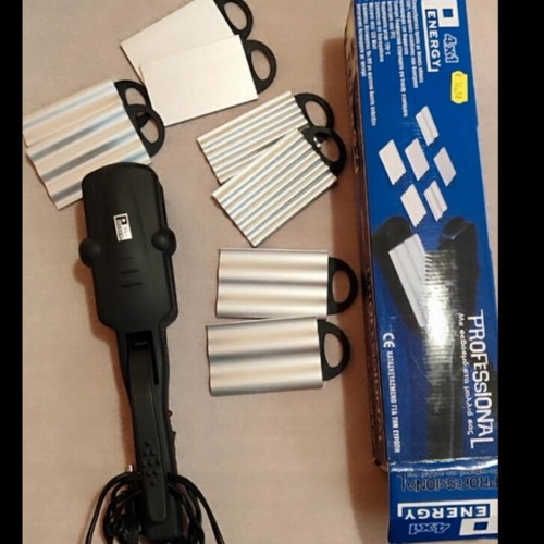 Energy 4x1 Professional Hair Straightener with 4 Interchangeable Plates, new