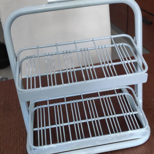 Orly metal tabletop stand with 36 slots for nail polishes used
