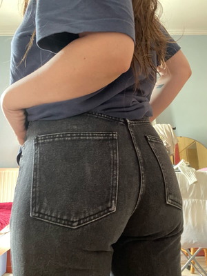 Mom jeans Pull & Bear black, like new, size XS - S