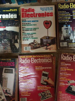 Radio Electronics magazine used, 32 issues