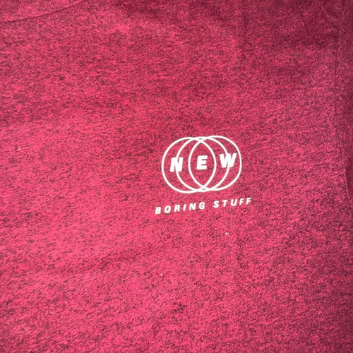 Bershka men's medium t-shirt burgundy like new