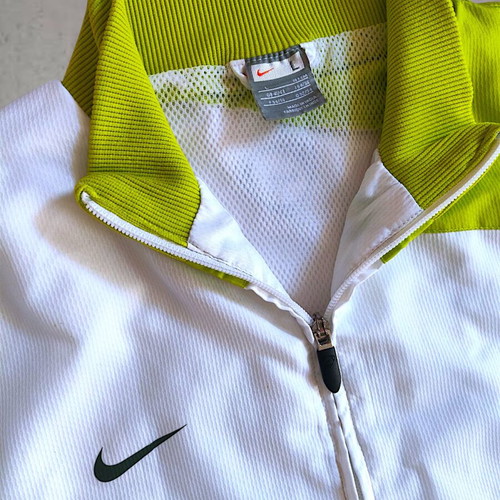 Nike Total 90 Track Jacket men’s large like new, white-acid green