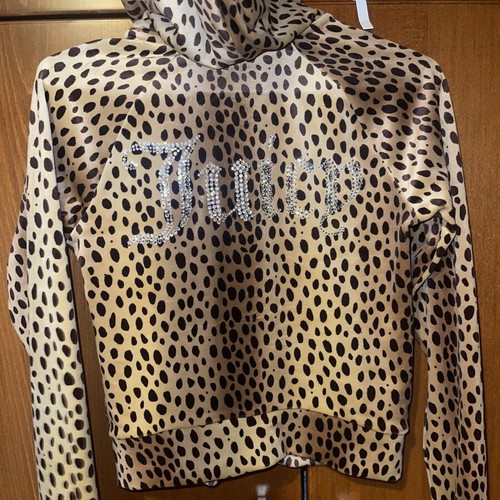 Juicy Couture Leopard velvet set like new, XS