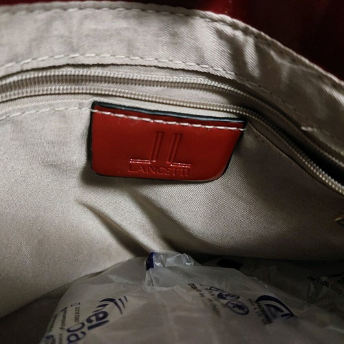 Lancetti shoulder bag burgundy like new