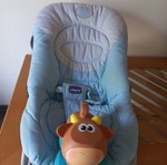 Chicco baby bouncer Relax, blue with toy