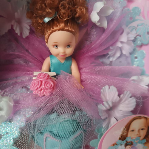 Barbie Every Girl's Dream Wedding Kelly Flower Girl and Bouquet new