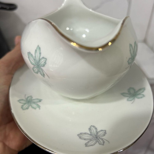 Bavaria sauce boat new with built-in saucer