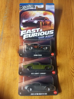 Fast and Furious Hot Wheels set new, three premium cars