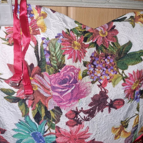 Bellino Floral Brocade Dress Like New Size M