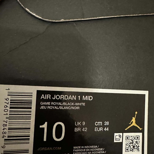 Nike Air Jordan 1 Mid Game Royal sneakers