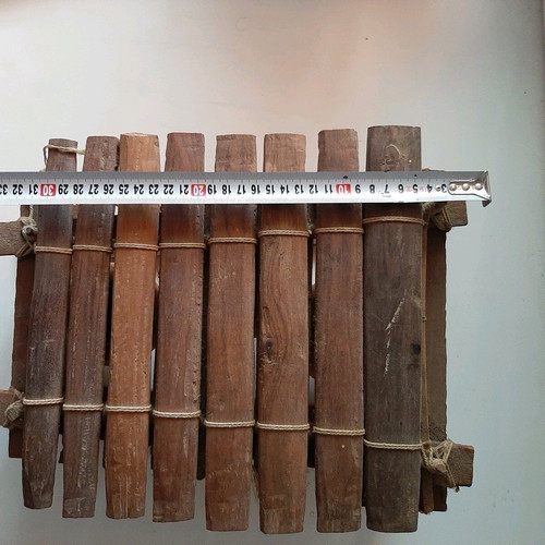 African Balafon percussion instrument used, handmade