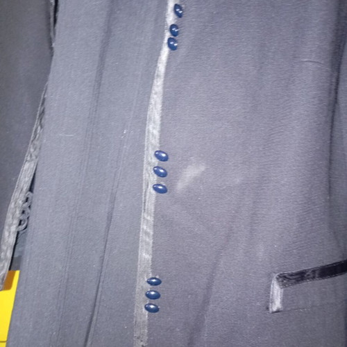 Tager suit jacket M-L and trousers L black like new