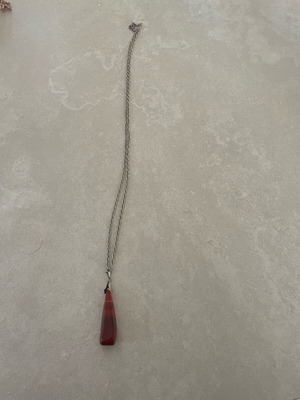 Vintage Atelier necklace like new, brown