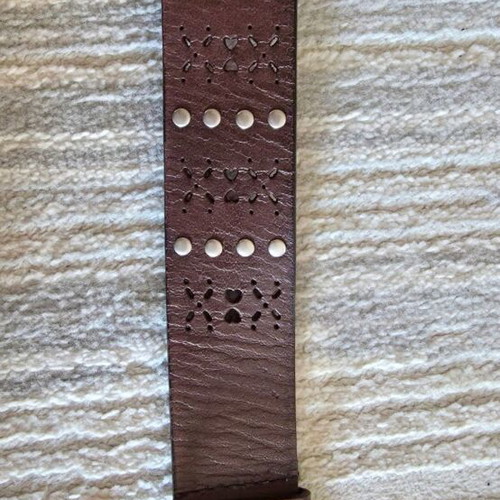 Calvin Klein καφέ ζώνη μεταχειρισμένη 4.5cm μέγεθος Μ