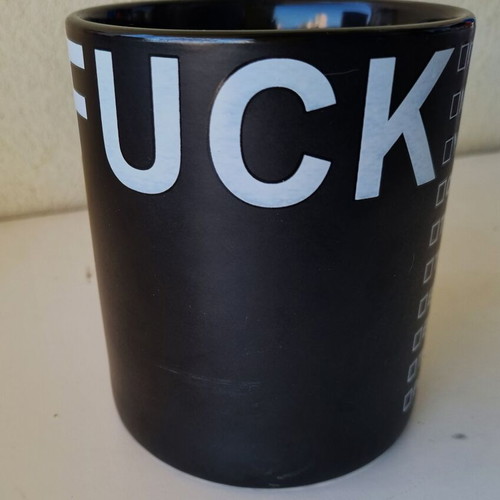 F-uck ceramic mug 885ml