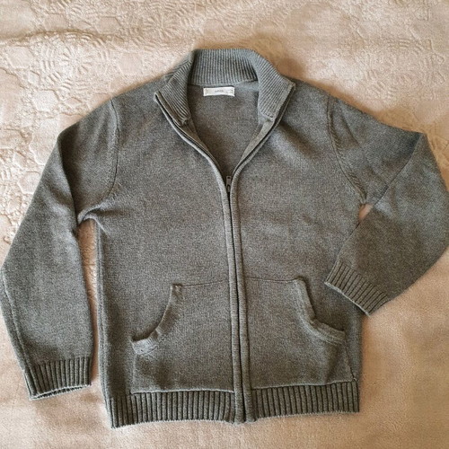 Mango grey sweater like new, size 134 cm