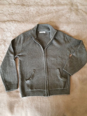 Mango grey sweater like new, size 134 cm
