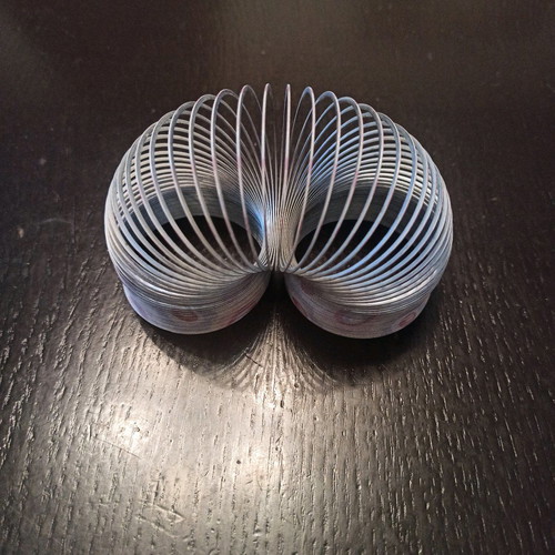 Spring toy used, metal
