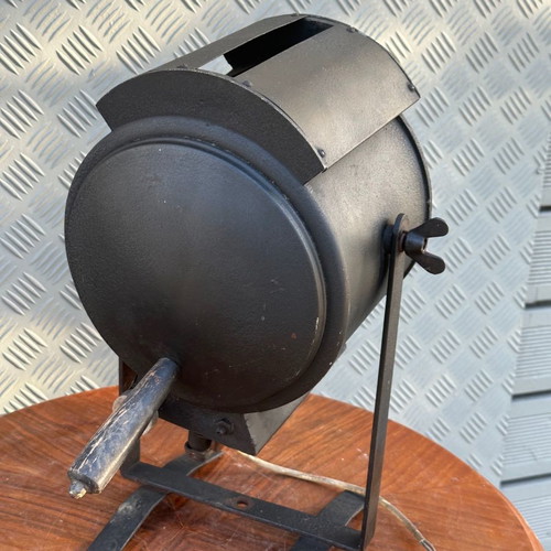 Old French theater projector used, functional