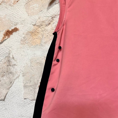 Zara coral pink sleeveless blouse size S