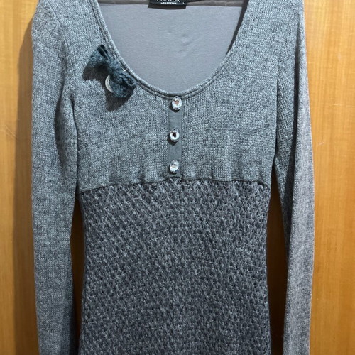 Catwalk by Raxevsky midi dress gray like new, knitted
