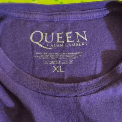 Queen Fashion tour t-shirt, purple, XL