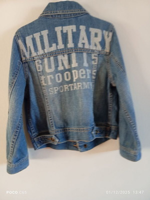 Benetton denim jacket for 3-year-old boy like new, blue