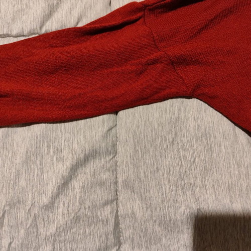 Bershka red long-sleeve shirt like new, size M