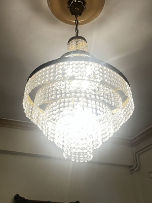 Crystal ceiling chandelier