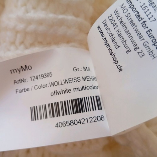 MYMOO sweater new with tassels, size M/L
