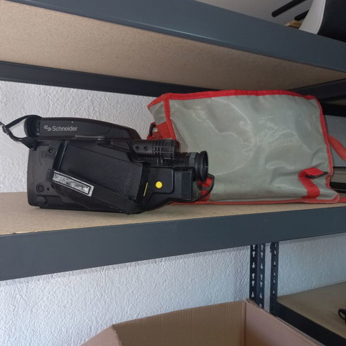 Schneider SC 100 vintage video camera used with carrying bag