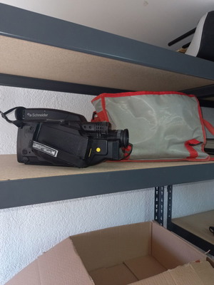Schneider SC 100 vintage video camera used with carrying bag