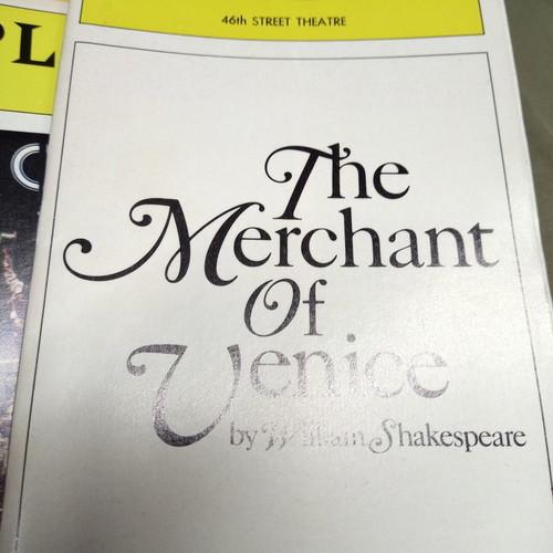 Playbill theater magazine used, pack of 12 issues