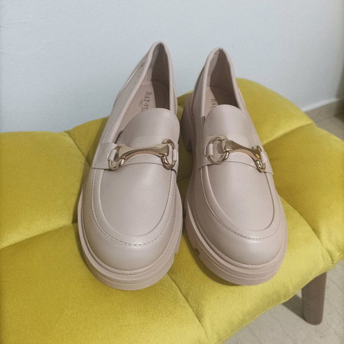 Beige moccasins new size 37